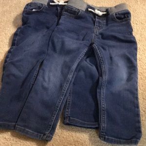 Cat & jack pull on boys jeans 2 pairs
